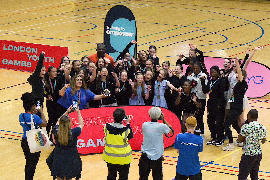 London Youth Games Dance Finalists, July 2024. Image by Zarief & Sue Rosner.